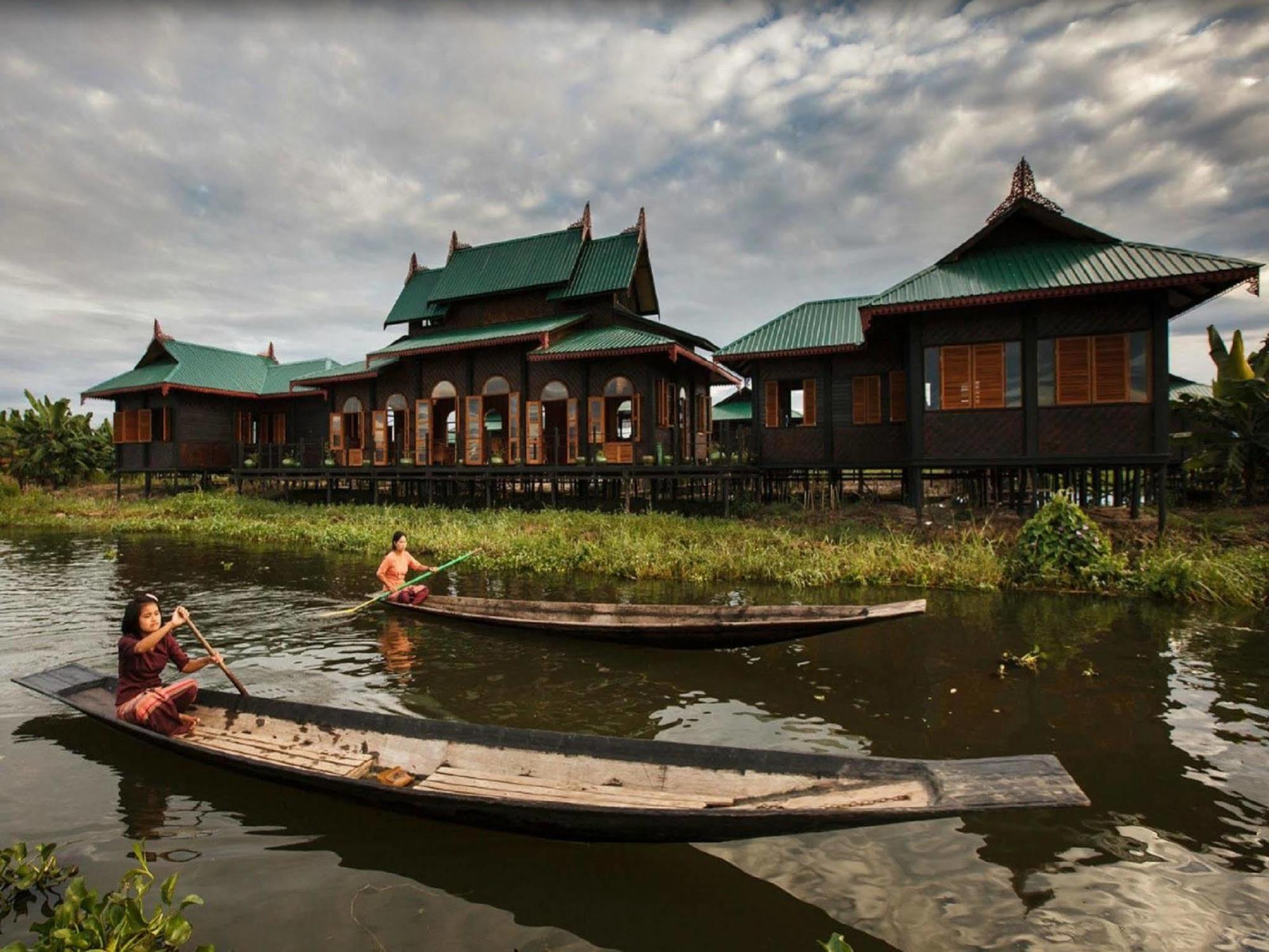 Inle Heritage Stilt Houses Ивама Экстерьер фото