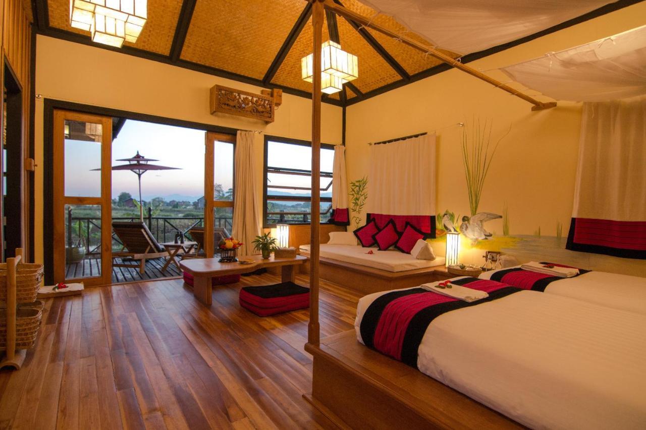 Inle Heritage Stilt Houses Ивама Экстерьер фото