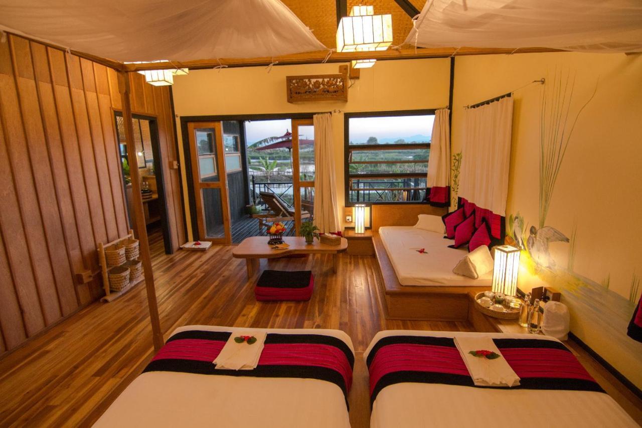 Inle Heritage Stilt Houses Ивама Экстерьер фото